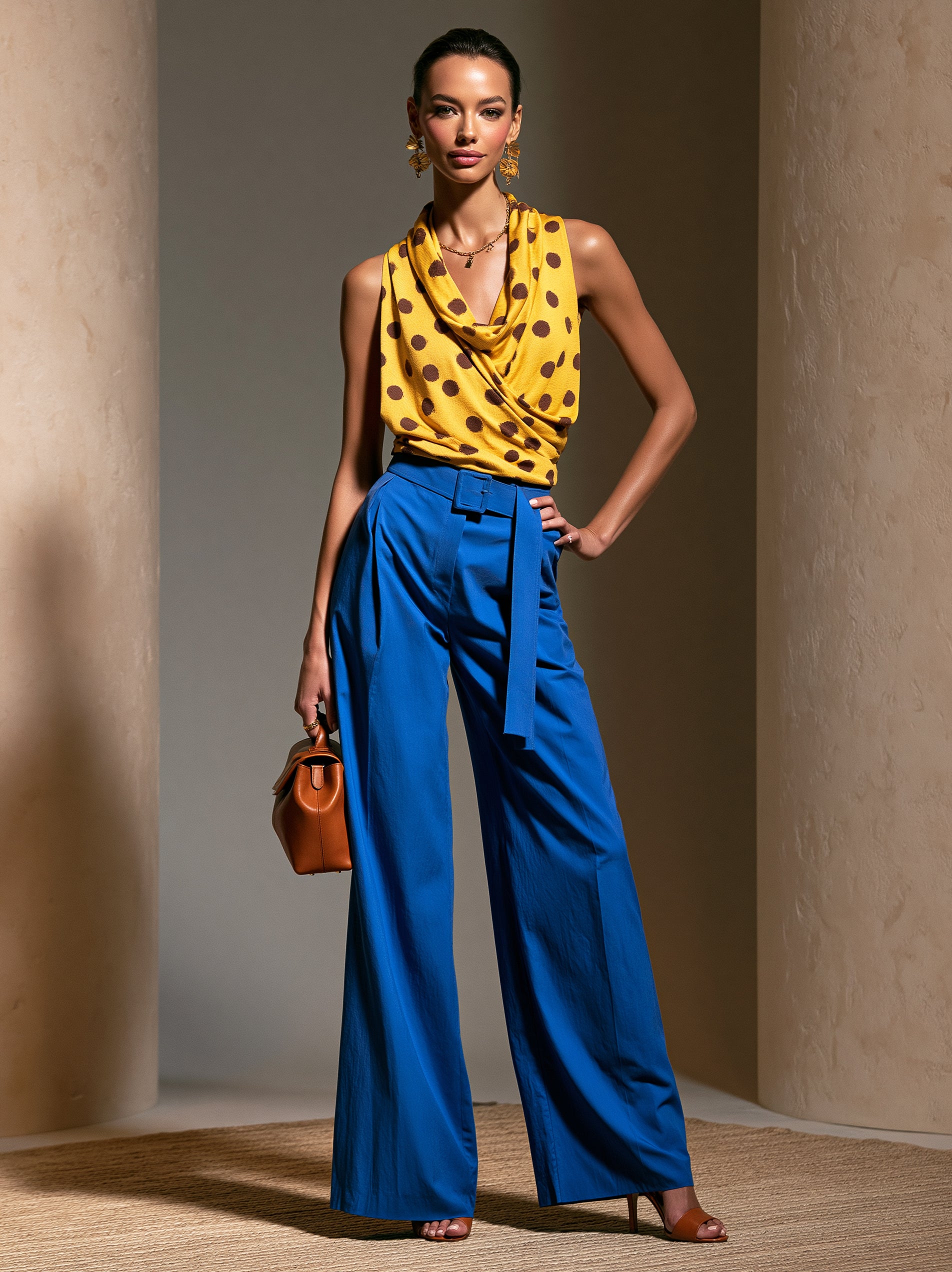 Liserie "Golden Hour Muse" Polka Dot Set