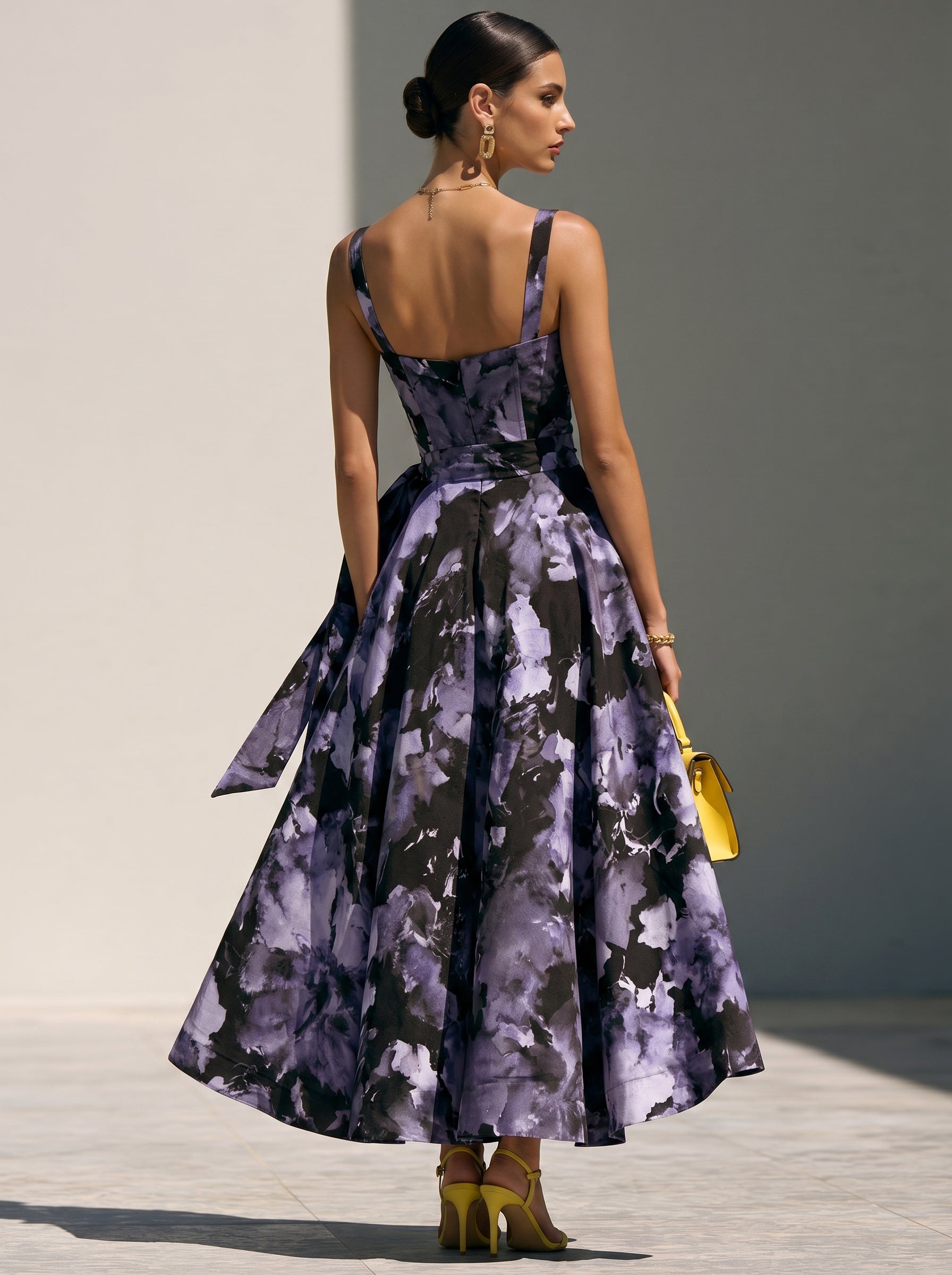 Liserie Midnight Violet Bloom Dress