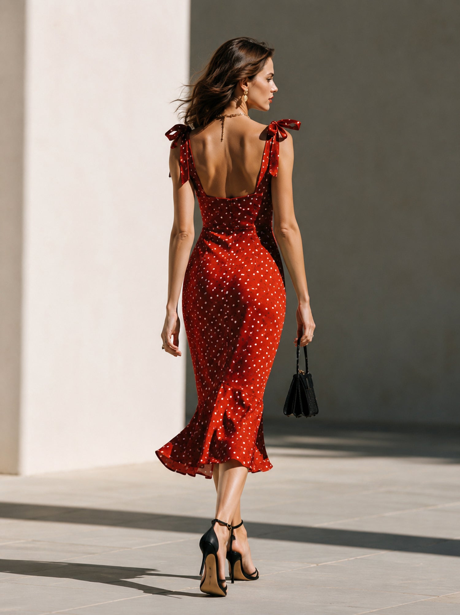Liserie French Riviera Polka Dot Slip Dress