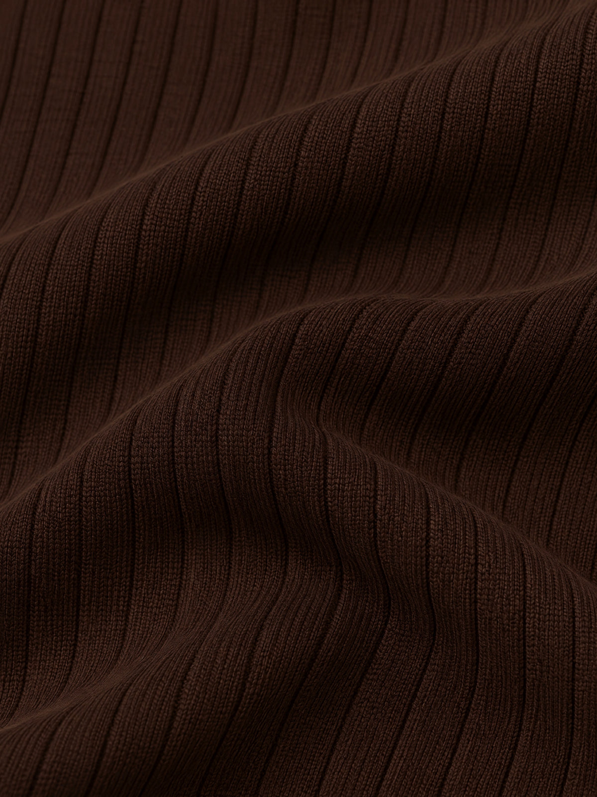 Brown Asymmetric Cutout & Bow Ribbed Knit Top Pullover