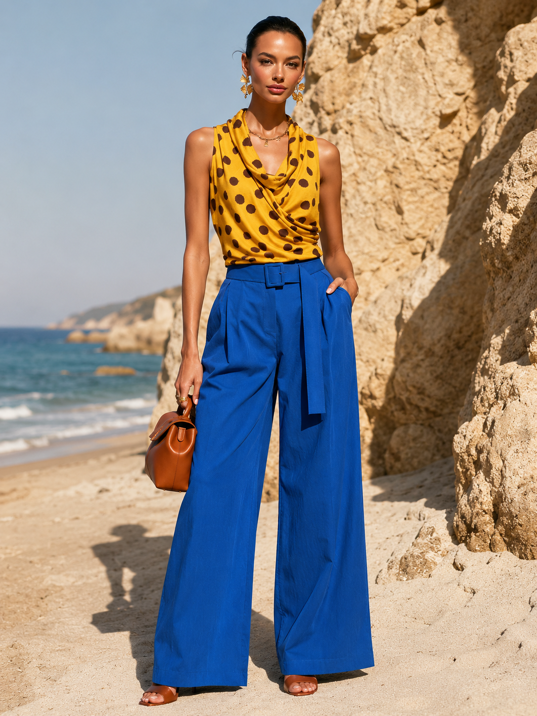 Liserie "Golden Hour Muse" Polka Dot Set