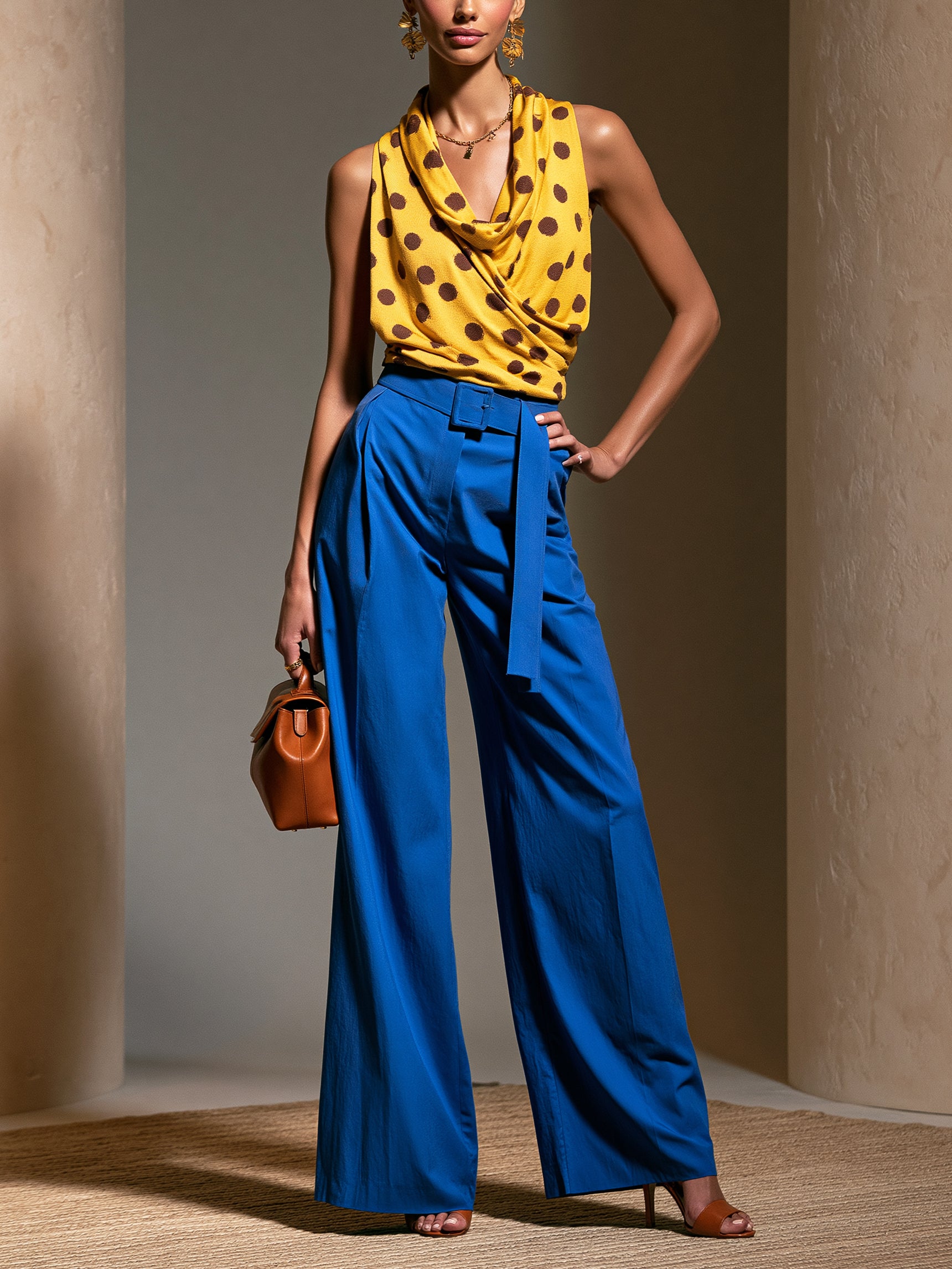 Liserie "Golden Hour Muse" Polka Dot Set
