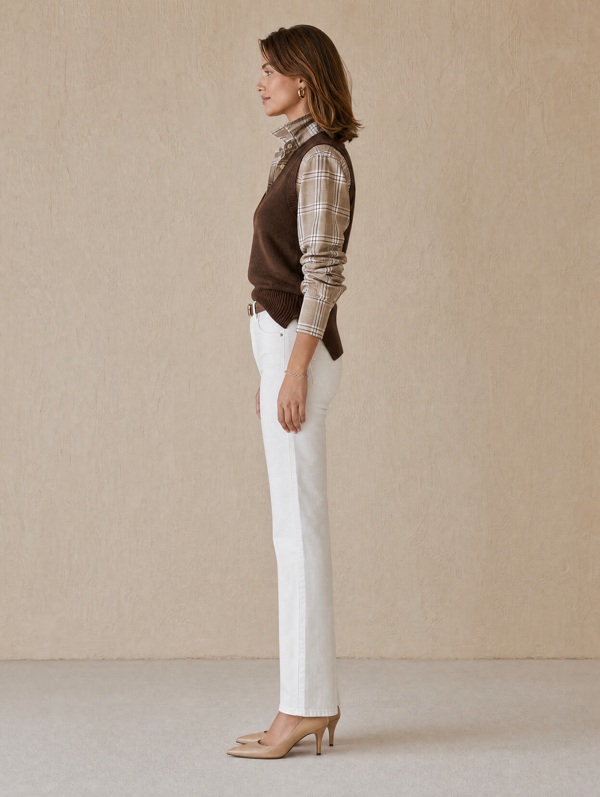 Brown Sweater Vest